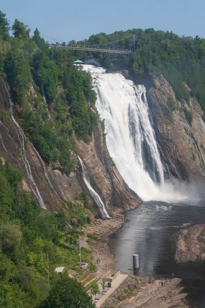 Montmorency falls on a countryside tour