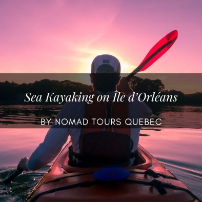 Sea kayaking Ile Orleans 1