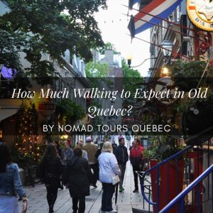 How Much Walking to Expect in Old Quebec?