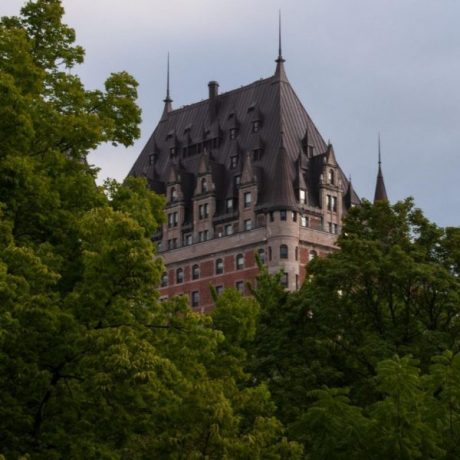 chateau frontenac in summer